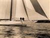(AMERICAS CUP) Group of 36 photographs associated with the yacht Resolute, which won the 1920 Americas Cup, including 18 prints by Mo